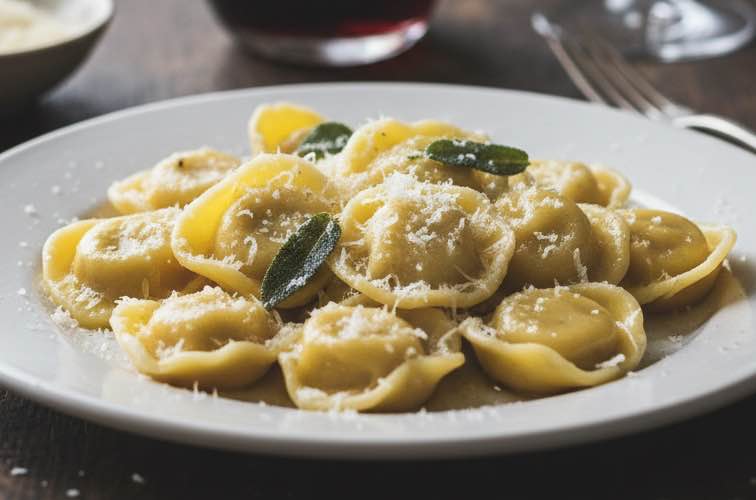 Agnolotti del Plin ein klassisches Gericht aus Piemont