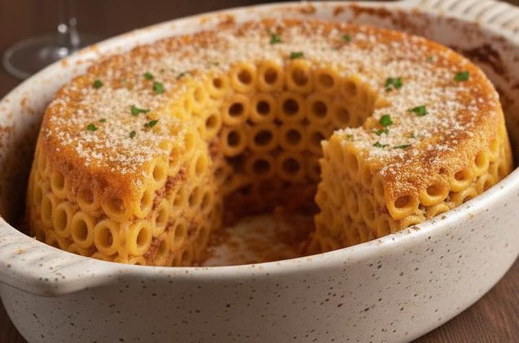 Anelletti alla Siciliana ein Pastaring