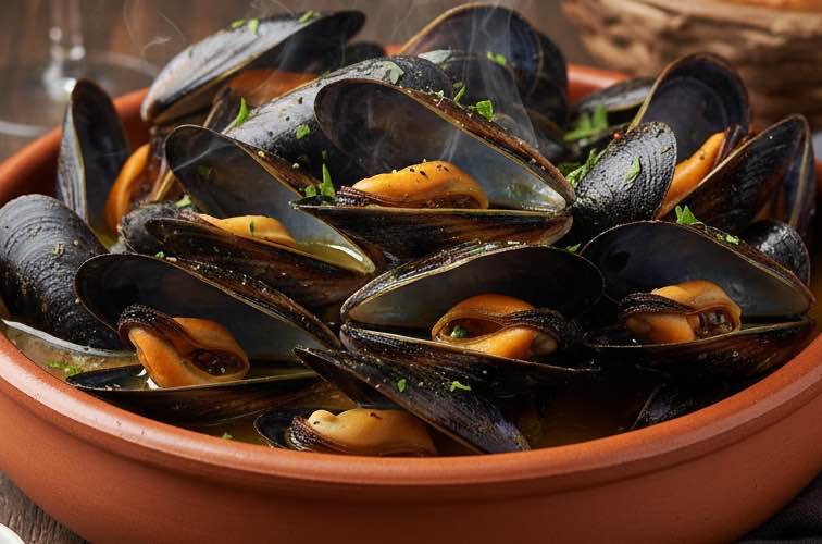 Cozze Pepate gepfefferte Muscheln
