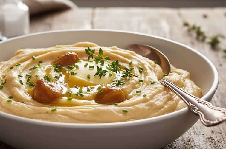 Kartoffel-Maronen-Püree leckere Beilage aus Italien