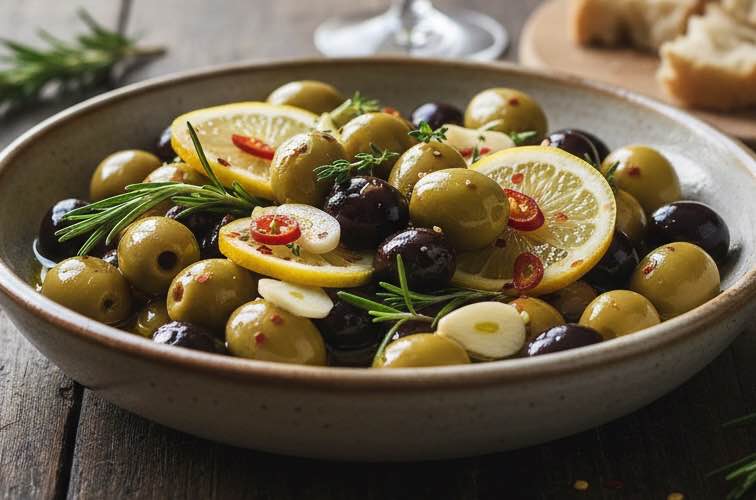Oliven Rezepte Olive marinate al limone