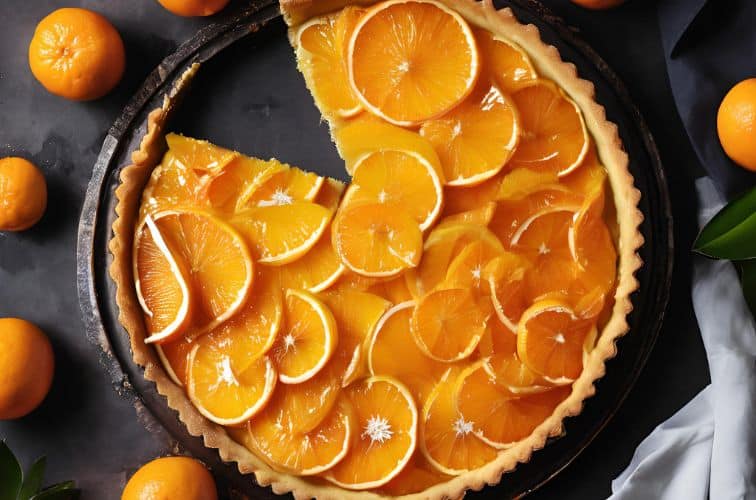 Orangenkuchen mit ganzen Orangen