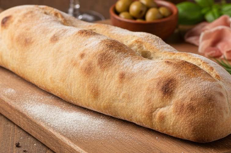 Panuozzo Napoletano ein Gericht aus Kampanien
