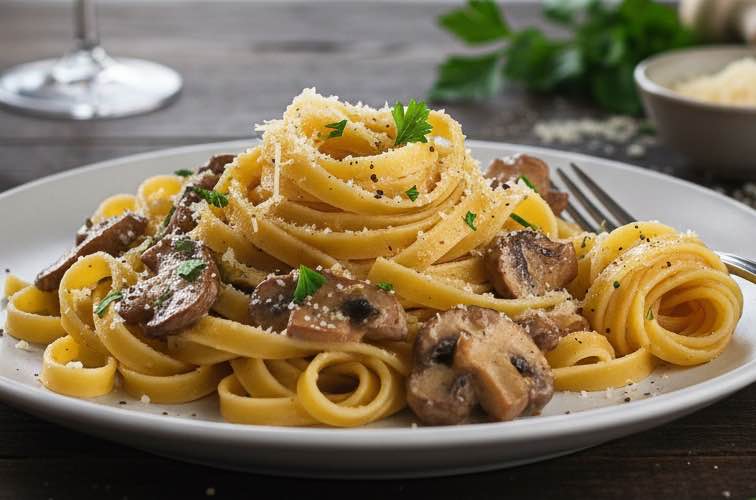 Pasta al Sugo di Funghi ein Gericht, dass die Vielfalt Italiens zeigt