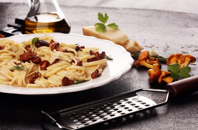 Pfifferlinge Rezept italienisch Titelbild
