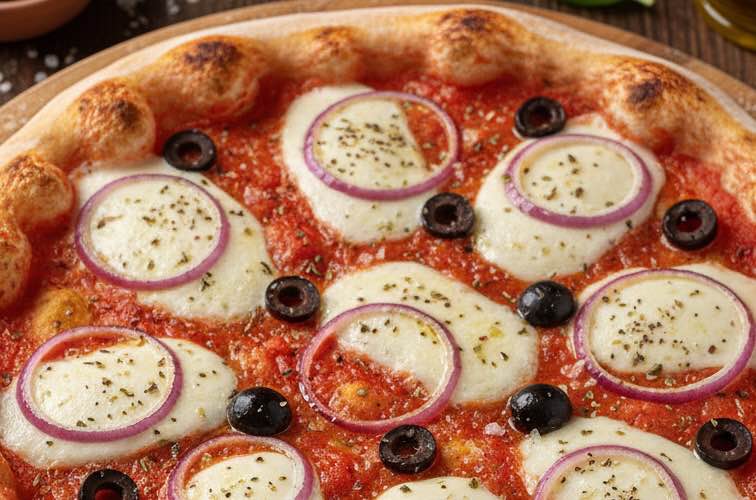 Pizza Pugliese eine charakteristische Variante
