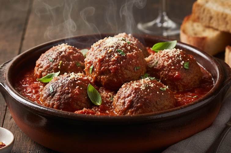 Polpette Napoletana traditionelle Fleischbällchen