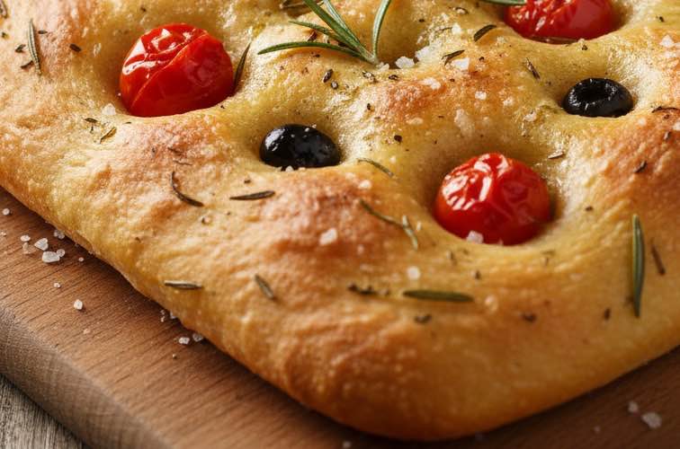 Pugliese Focaccia Brotspezialität aus Apulien