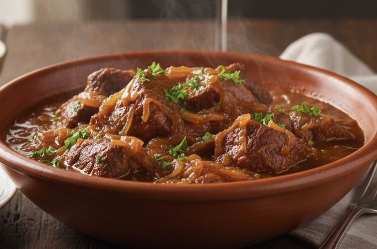 Ragout Genovese die Variante aus ligurischen Küche