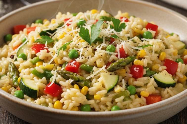 Risotto alle Verdure ein Klassiker der italienischen Küche
