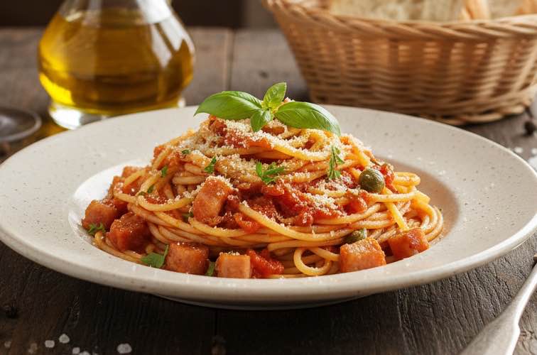 Spaghetti alla Chiantigiana ein Gericht aus der Region Chianti
