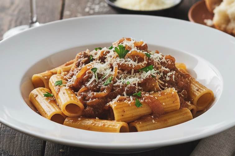 Sugo alla Genovese Spezialität aus Kampanien